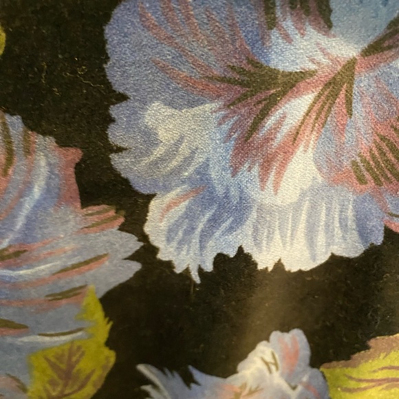 Caribbean Joe Large Floral Print Velvet Blazer Jacket 16 - Picture 9 of 11